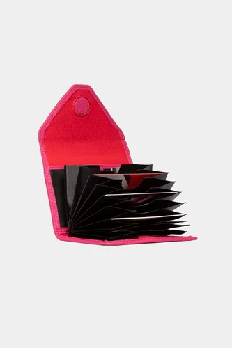 Miniatura 27 de grande Estuches para tarjetas 3639, Naranja, Tarjetero de cuero con cierre magnético, cartera pequeña de acordeón para mujer