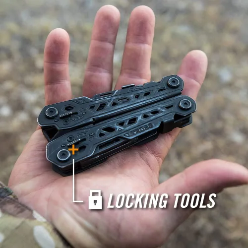 Miniatura 3 de Gerber Gear Truss Multiherramienta, regalos para hombres, alicates de punta de aguja EDC 17 en 1, incluye cuchillo de bolsillo, destornillador
