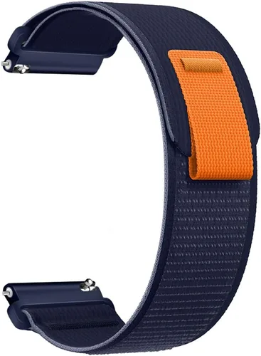 Miniatura 16 de Correa de nylon compatible con Samsung Galaxy Watch 7/FE/6/5 Pro 4 3/Watch 4 6 Classic/Active/Gear S2 S3 Frontier, correa de bucle deportivo de 20