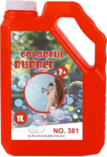 Miniatura 9 de Solución concentrada de burbujas Lulu Home, repuesto de 1 L/33.8 onzas para máquinas de burbujas, varitas gigantes y sopladores - hasta 2.5 galones