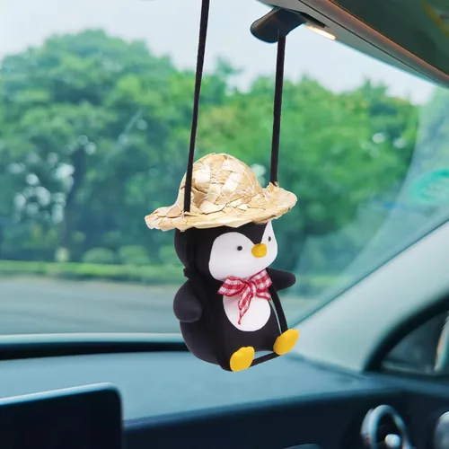 Miniatura 16 de Wonuu Lindo astronauta colgante de coche adorno colgante espejo retrovisor encanto decoración para accesorios de decoración de coche