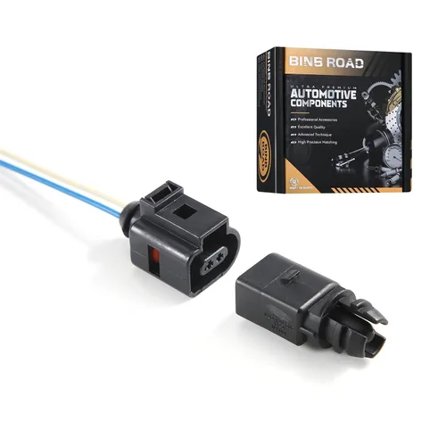 Miniatura 7 de Sensor de temperatura del aire ambiente exterior con enchufe compatible con Audi A4 A6 A7 Q5 Q7 compatible con VW Golf Jetta Passat