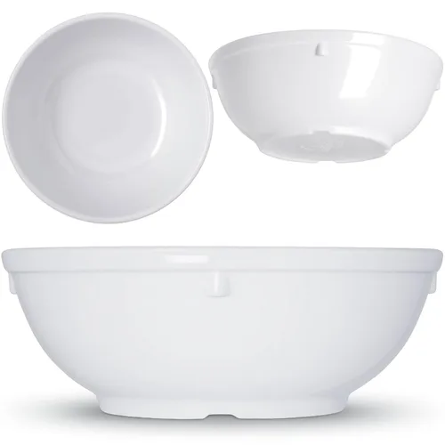 Miniatura 2 de Carlisle FoodService Products Dallas Ware - Cuenco de plástico reutilizable para bufés, hogar y restaurantes, melamina, 16 onzas, color blanco