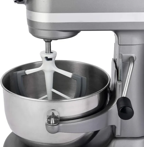 Miniatura 6 de Roabertic Batidor de borde flexible para batidora KitchenAid con soporte elevador de tazón, pala batidora plana de 6 cuartos de galón con bordes
