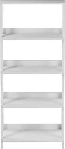 Miniatura 7 de Lavish Home - Estantería de escalera de 4 niveles, estantería independiente con marco en X y aspecto inclinado, estantes de exhibición para el hogar