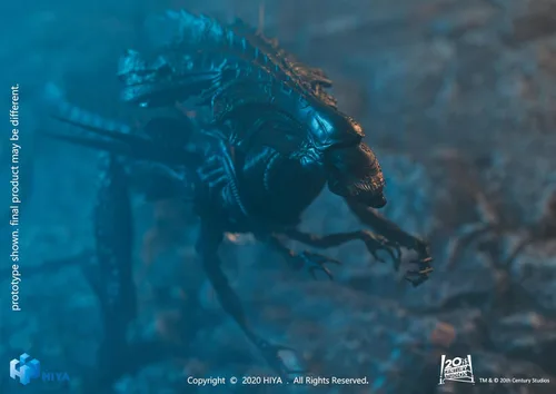 Miniatura 7 de Hiya Toys Serie Mini Exquisita 1/18 Escala 12.7 cm AVP Reina Alienígena Dañada por la Batalla Figura de Acción Multicolor