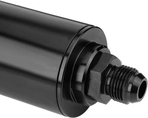 Miniatura 6 de AUCELI Filtro de combustible de gas en línea de 50 mm, filtro de aire con adaptador 6AN 8AN 10AN, accesorios de filtro de combustible/gas/gasolina