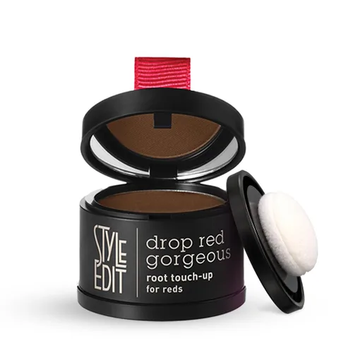 Miniatura 12 de Style Edit Polvo de retoque de raíz para cabello marrón claro Color de cabello para cubrir canas y raíces Polvo de línea capilar con infusión