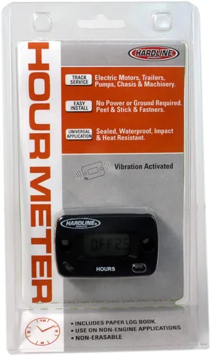 Miniatura 6 de Hardline Products HR-8061-2, medidor de horas/tacómetro para motores de 2 cilindros.