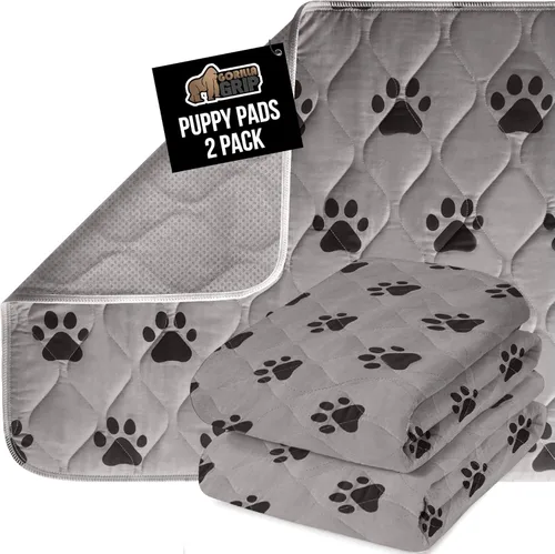 Miniatura 10 de GORILLA GRIP Almohadillas lavables para cachorros, alfombrilla antideslizante para jaula de perros, paño impermeable para orina para entrenamiento