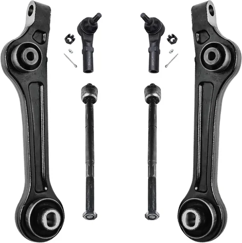 Miniatura 306 de Detroit Axle - Kit de extremo delantero para Chrysler 300 Dodge Charge Challenger 2011-2023, 2 brazos de control inferiores traseros 2 rótulas