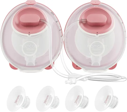 Miniatura 14 de Momcozy - Bomba extractora de leche V1 Pro de grado hospitalario, sacaleche portátil y manos libres, bomba eléctrica mejorada con 3 ritmos ajustados