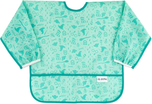 Miniatura 14 de Bumkins Sleeved Bib for Girl or Boy, Baby and Toddler for 6-24 Mos E1 Llama