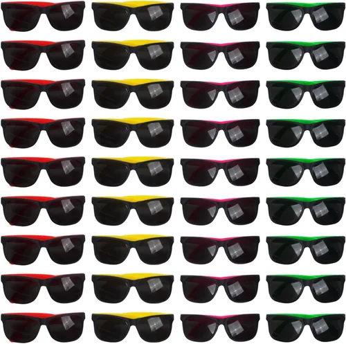 Miniatura 2 de Funny Party Hats Gafas de sol de neón - Paquete de 36 - Gafas de sol a granel - Gafas de fiesta - Fiesta en la piscina - Recuerdos de fiesta