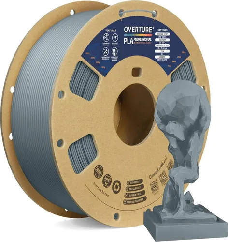 Miniatura 16 de Overture PLA Plus (PLA+) Filamento de 1/16 pulgadas, dureza mejorada con rollo PLA, con superficie de construcción 3D de 7.87 × 7.87 pulgadas, PLA