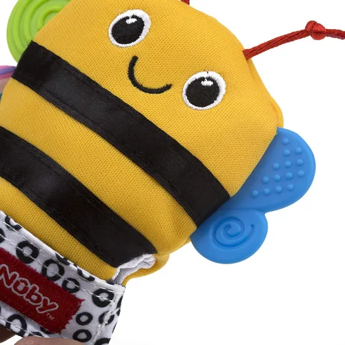 Miniatura 2 de Nuby Happy Handimals - Manopla de dentición, abeja