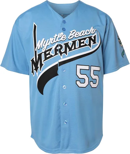 Miniatura 2 de Hombres 55 Kenny Powers Charros película béisbol Jersey cosido