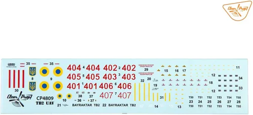 Miniatura 8 de CLEAR PROP CP4809-1/48 - Bayraktar TB.2 Vehículo aéreo no tripulado, kit de modelos de plástico