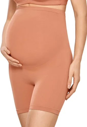 Gratlin Fajas de maternidad sin costuras para mujer, pantalones cortos de embarazo, bragas de cintura alta, ropa interior a medio muslo
