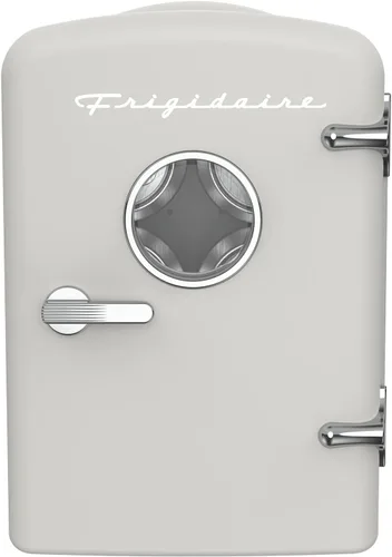 Miniatura 9 de Frigidaire EFMIS171 Mini refrigerador retro portátil personal - Ideal para casa, oficina o dormitorio - Incluye asa de transporte, cargador de Blanco