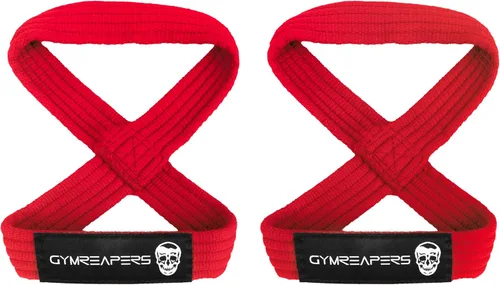 Miniatura 6 de Gymreapers Correas de Levantamiento Figura 8 para Peso Muerto, Powerlifting, Strongman y Entrenamiento Cruzado, Correas de Muñeca Fuertes para Caqui