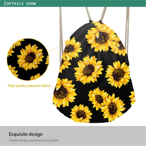 Miniatura 6 de Showudesigns Kawaii - Mochila con cordón para adultos diseño de animales
