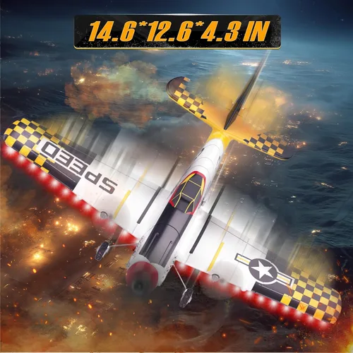 Miniatura 8 de BEZGAR Avión RC, drones para niños, avión de control remoto de giroscopio de 6 ejes, helicóptero RC, fácil control para principiantes, juguetes