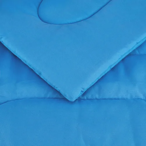 Miniatura 5 de Amazon Basics Juego de ropa de cama de microfibra de 5 piezas Bed-in-a-Bag para niños, individual, azul, sólido