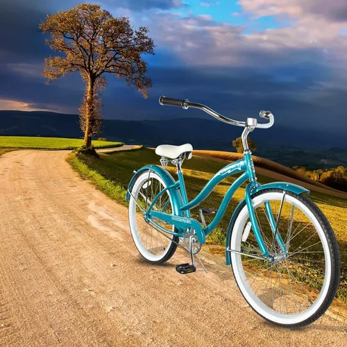 Miniatura 7 de MICARGI Frenos retro de 26" para bicicleta de playa Cruiser para mujer