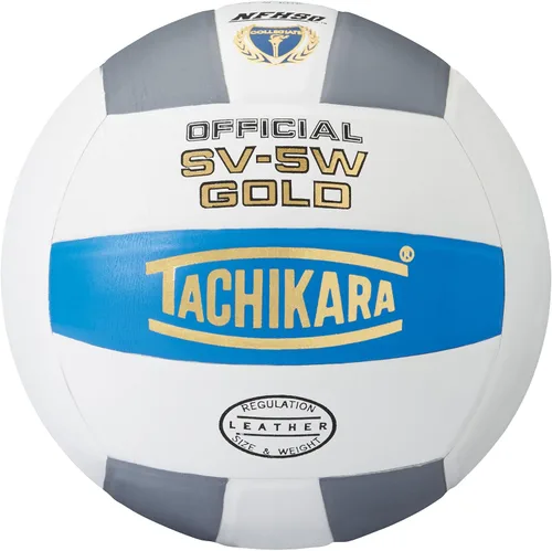 Miniatura 6 de Tachikara SV5W Gold Pelota de vóley premium, de competición, de piel.