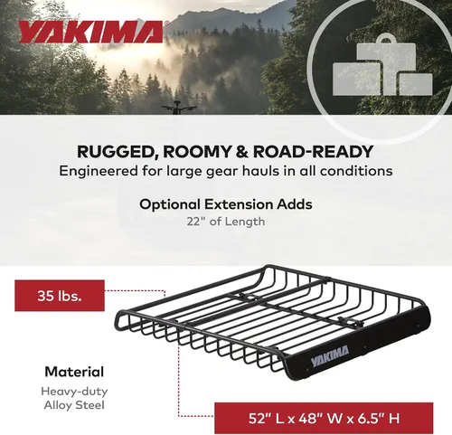 Miniatura 7 de Yakima MegaWarrior canasta de carga para techo de auto