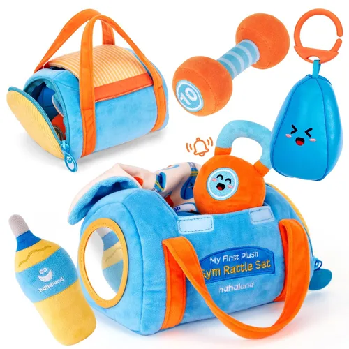 hahaland Juguetes para bebés de 6 a 12 meses, juguetes para bebés de 3 a 6 meses, juguete Montessori para niños de 6 meses, juguete sensorial para