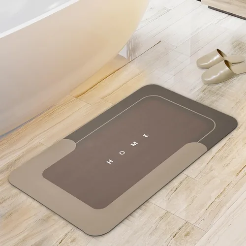 Miniatura 10 de Housego Tapete mágico de baño absorbente, alfombra de secado rápido, tapete mágico de baño antideslizante, alfombra de piso con respaldo de goma