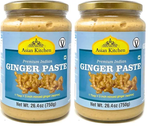 Miniatura 16 de Asian Kitchen - Pasta de cocina de jengibre y ajo de 26.5 onzas (26.46 oz), paquete de 5+1 gratis, vegano, sin gluten, sin OMG, sin colores, origen