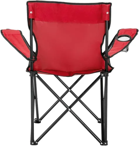 Miniatura 5 de Silla de campamento portátil, silla de campamento pequeña, silla plegable, silla de campamento de playa, silla deportiva con respaldo y soporte