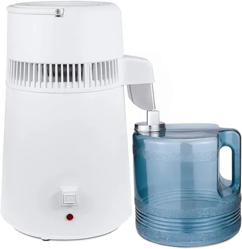 Máquina pura del destilador del agua 4L, purificador casero del agua de 750W 304 del destilador del agua del acero inoxidable purificador del agua