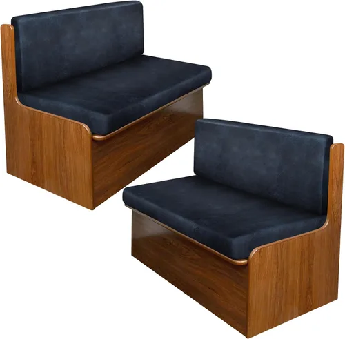 Miniatura 31 de Fundas de cojín tipo cuero para sofá, juego de fundas protectoras de muebles para sillón seccional, sofá biplaza de tela de elastano elástica