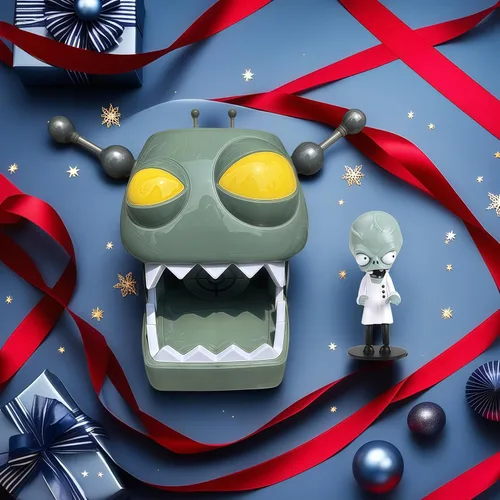 Miniatura 6 de JHESAO Plantas y Zombis Juguetes de Figuras de Acción, Serie de Juguetes PVZ Zombies 1 2, Grandes Regalos para Niños y Fanáticos, para Cumpleaños