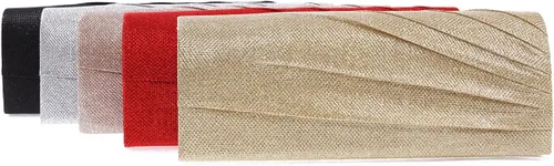 Miniatura 6 de Damara Womens Pintuck Flap Crossbody Triángulo Evening Party Purse