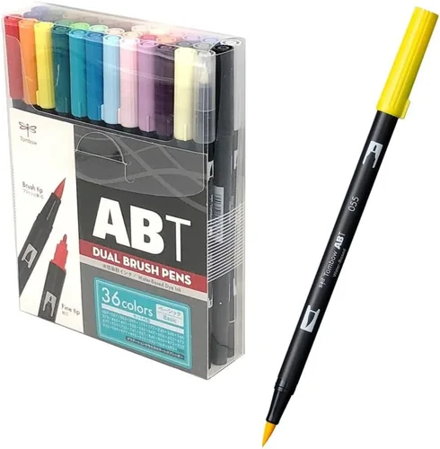 Tombow Bolígrafo doble ABT Twin Type Marcador gráfico, surtido