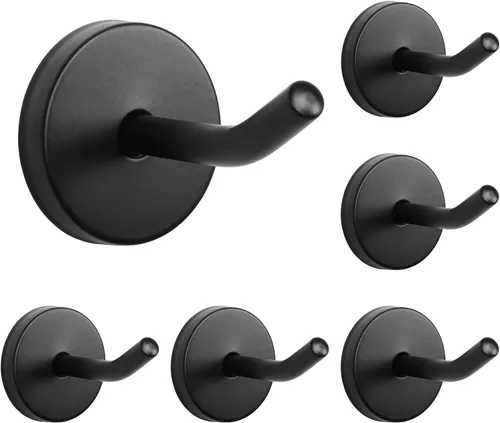Miniatura 11 de NearMoon Ganchos para colgar abrigos, ganchos de montaje en pared para colgar sombrero, bata Hurse, perchas de acero inoxidable 304 resistentes