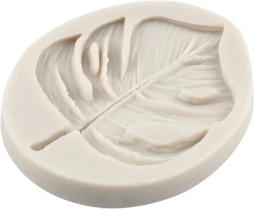Miniatura 9 de Sijiangmold Moldes de silicona de hojas tropicales, moldes para fondant de hojas de helecho, molde de caramelo para decoración de pasteles