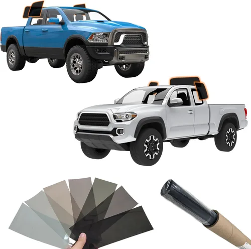 Miniatura 25 de MotoShield Pro Kit de tintado de ventana automática Personalizar sombra: Película de tinte precortada de carbono 5% - 50% para todos
