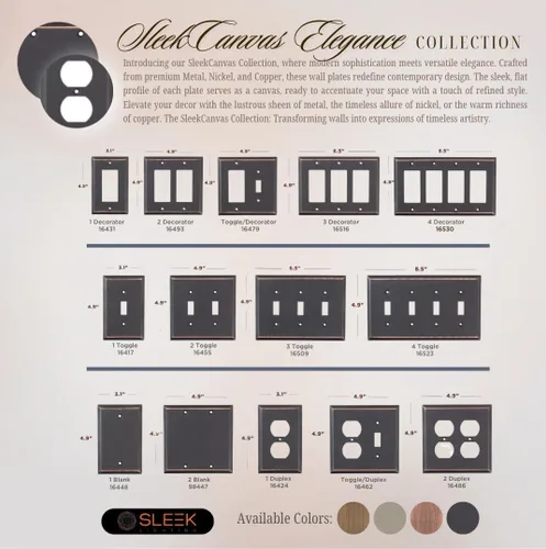Miniatura 3 de Placa de pared de acero plana, color bronce