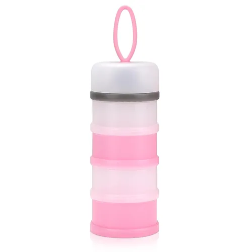 Miniatura 16 de Accmor 2 unidades de dispensador de fórmula para bebés para llevar, dispensador de fórmula apilable, contenedor de fórmula para llevar, contenedor