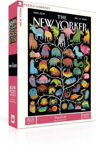 New York Puzzle Company - Árbol de la vida neoyorquino - Rompecabezas de 1000 piezas para noches de juego familiares por Edward Steed Árbol de la