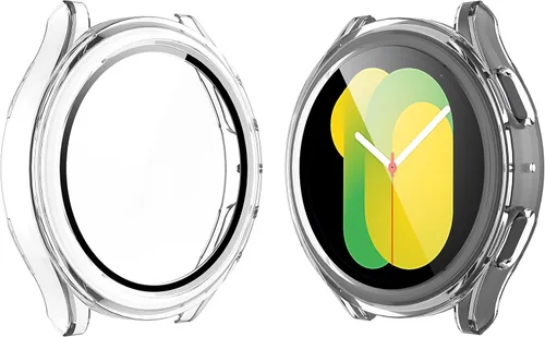 Miniatura 11 de Langboom Funda rígida negra compatible con Samsung Galaxy Watch 5 Galaxy Watch 4 de 1.732 pulgadas (1.732 in) con protector de pantalla, protector