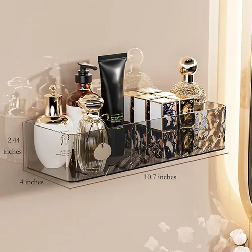 Miniatura 2 de Lae Nuvole Organizador de Caddy de Baño Montado en la Pared, Estante de Ducha Adhesivo para Caddy de Ducha Interior, Organizadores de Baño