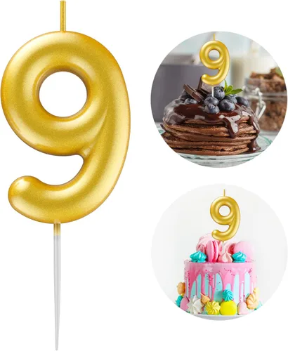 Miniatura 56 de Velas número 2 arcoíris con número 3D de feliz cumpleaños para decoración de fiesta de pastel de cumpleaños, suministros de celebración