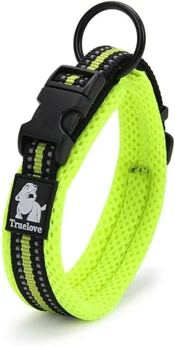 Miniatura 14 de Creation Core Collar reflectante para perro con anillo de malla transpirable, suave acolchado de nailon ajustable, collar para mascotas, 0.6 Negro